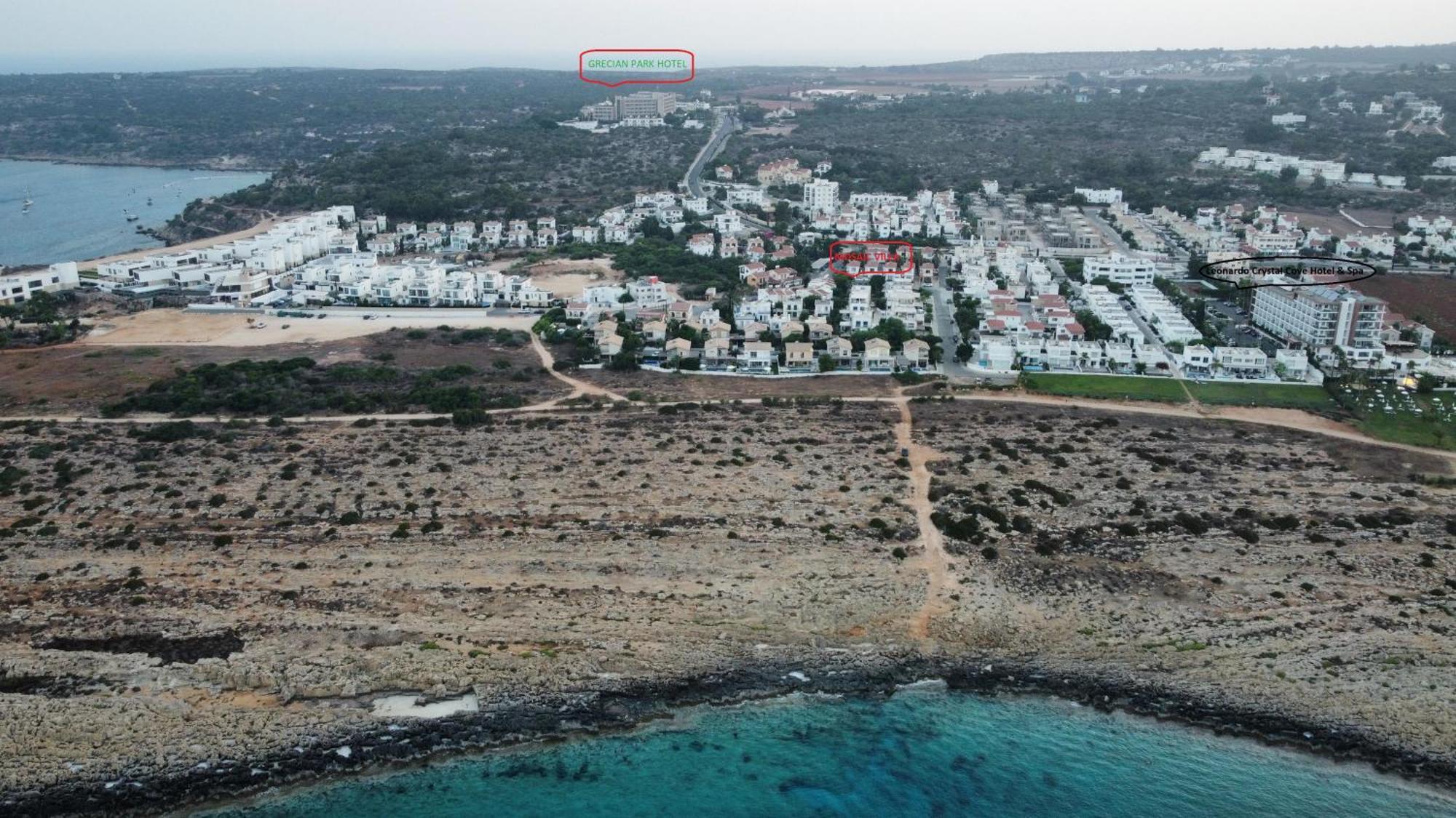 Mosaic Villa By The Sea Protaras Bagian luar foto